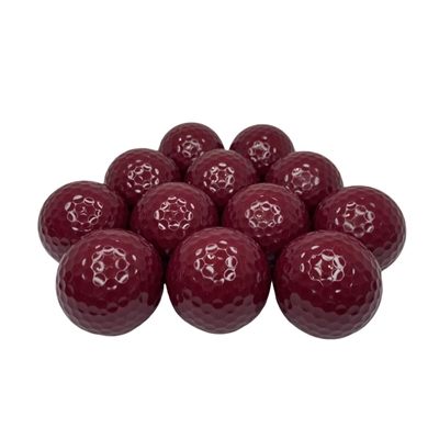 Burgundy Personalized Golf Balls | Bulk Pack of 12