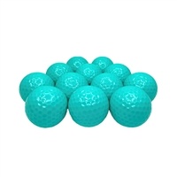 Personalized Aqua Colored Golf Balls | Bulk Packed (1 Dozen)