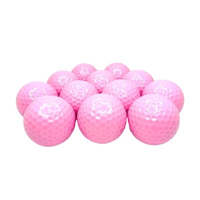 Personalized Light Pink Golf Balls | Bulk Pack (12 Balls)