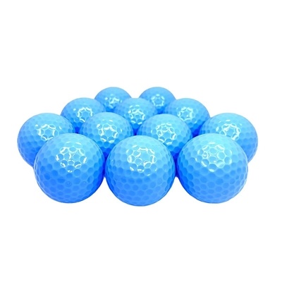Personalized Sky Blue Colored Golf Balls | Custom Imprints