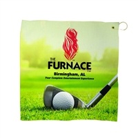 Personalized 16" x 16" Microfiber Waffle Towels | Full Bleed Imprint Available