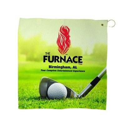 Personalized 16" x 16" Microfiber Waffle Towels | Full Bleed Imprint Available