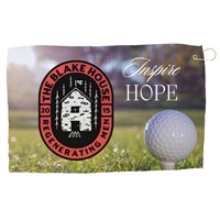 Custom 24" x 15" Full Bleed Microfiber Waffle Towel