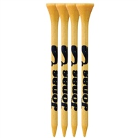 Custom Bamboo Golf Tees 3 1/4" | Pack of 4 with Custom One-Color Imprint