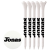 5 Performance Golf Tees 2 3/4" with 1 Ball Marker | Low-Resistance & Durable