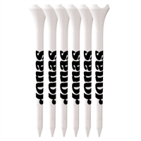 Performance Golf Tees 2-3/4" | Pack of 6 | Low-Resistance, Durable ABS Material