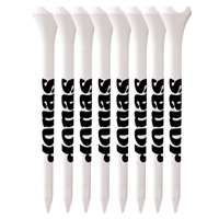 Performance Tees 2-3/4" | Pack of 8 | Durable Golf Tees for Promotions