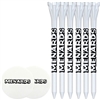 6 Flytee Tees 2-3/4" with 2 Ball Markers | Performance Golf Tees for Promotions