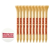 10 Wood Tees 3-1/4" with 1 Ball Marker | Classic Golf Tees for Giveaways