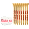 8 Wood Golf Tees 2 3/4" with 2 Ball Markers | Custom Branding Available