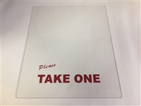 Replacement Part: Clear Front Panel for Brochure Box w Card Holder