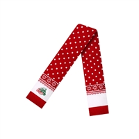 Snowflake Scarf | Embroidery | Custom Promotional Winter Scarf | True Royal