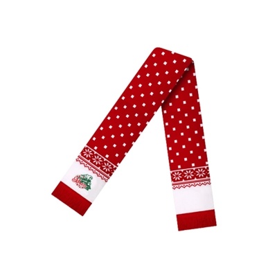 Snowflake Scarf | Embroidery | Custom Promotional Winter Scarf | True Royal