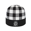 Plaid Knit Cap with Solid Cuff | Embroidery | Custom Promotional Caps
