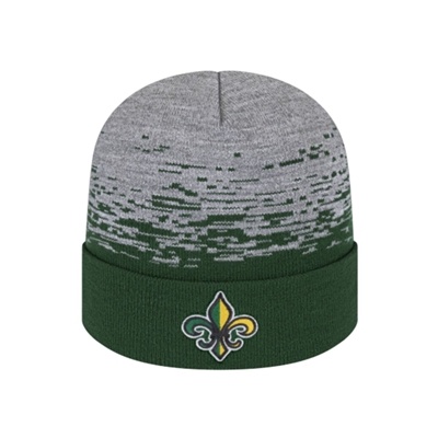 Static Pattern Knit Cap with Cuff | Custom Embroidery | Promotional Knit Caps