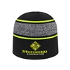 Variegated Striped Beanie | Custom Embroidery Available | Promotional Knit Beanies