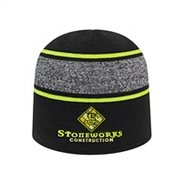 Variegated Striped Beanie | Custom Embroidery Available | Promotional Knit Beanies