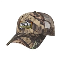 Full Camo Trucker Cap | Custom Embroidery | Mossy Oak Hat