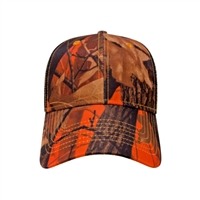 Orange Ridge Camo Trucker Cap | Custom Embroidered Promotional Hats