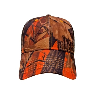 Orange Ridge Camo Trucker Cap | Custom Embroidered Promotional Hats