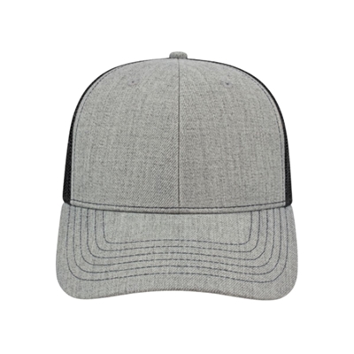 Blended Wool Acrylic Trucker Cap | Adjustable Snapback, | Custom Embroidery