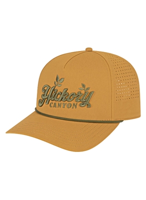 Summit Perforated Cap with Rope Embroidery | Performance Snapback Hat