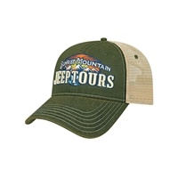 Premium Vintage Washed Mesh Back Cap | Custom Embroidery | Relaxed Trucker Hat