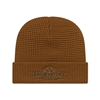 Waffle Knit Cap with Cuff | Custom Embroidered Beanie