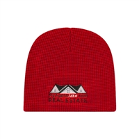 Waffle Beanie | Custom Embroidered | Acrylic & Acrylic | Polyester Blend