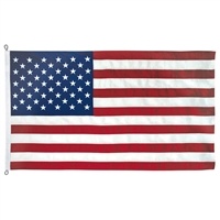 Extra-Large US Flag 30x50 | Durable Polyester with Embroidered Stars & Made in USA