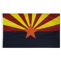 Arizona State Polyester Flag 3' x 5' | Weather-Resistant Flag with Header & Grommets