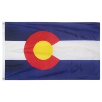 Colorado State Flag 3' x 5' Polyester Flag with Header & Grommets