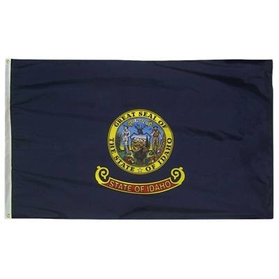 Idaho Nylon State Flag 2' x 3' | Durable Flag with Header & Grommets