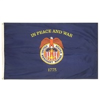 Merchant Marine Nylon Flag 4x6 | Outdoor with Header & Grommets