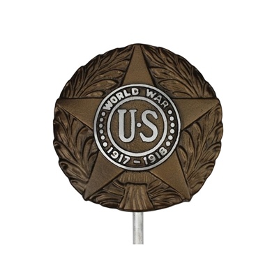 Aluminum World War I Memorial Marker | Grave Tribute for WWI Veterans