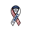 Navy Red White & Blue 2-in-1 Ribbon Car Magnet â€“ Patriotic Vehicle Decor