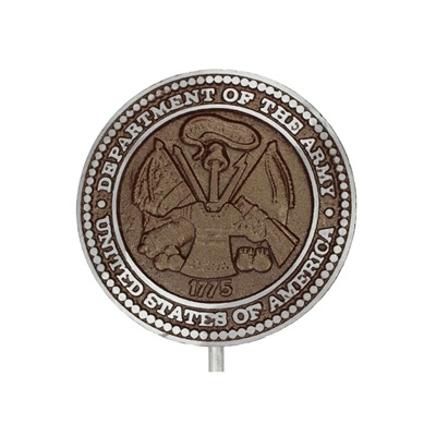 Aluminum Army Memorial Marker â€“ Grave Tribute for U.S. Army Veterans