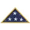 Veteran Oak Memorial Flag Display Case | Fits 5x9.5 Burial Flag