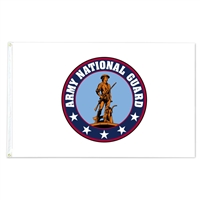 Army National Guard Flag 3x5 Nylon â€“ Header & Grommets