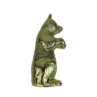 Gold Bear Ornament â€“ 5.5" Flagpole Topper for Ceremonies