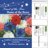 Patriotic Mailable Seed Mix Packets | Customizable Eco-Friendly | 1 oz. Postage Rate