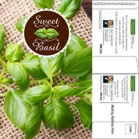 Seedvertising Basil Seed Packets | Mailable Postcards