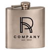 Laser Engraved Stainless Steel Flask | 6oz | Customizable | Food Grade
