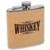 Personalized Agglomerated Cork Stainless Steel Flask | 6oz Custom Flask