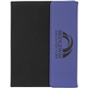 Purple Leatherette & Black Canvas Padfolio | Elegant Corporate Gifts