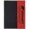 Red Leatherette & Black Canvas Padfolio | Premium Custom Engraved Corporate Gifts