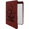 Leatherette Rose Zipper Padfolio | Executive Promotional Padfolio