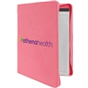 Leatherette Pink Zipper Padfolio | Executive Promotional  Padfolio
