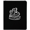 Leatherette Dark Brown Zipper Padfolio | Executive Promotional Padfolio