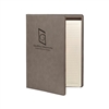 Gray Leatherette Padfolio | Custom Engraved Corporate Gift